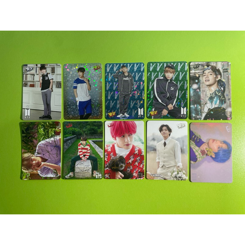 photocard pc yescard taehyung v bts