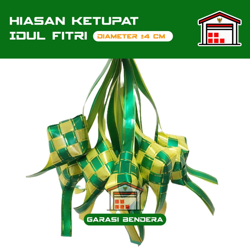 

Dekorasi pita parcel / hampers ketupat lebaran termurah