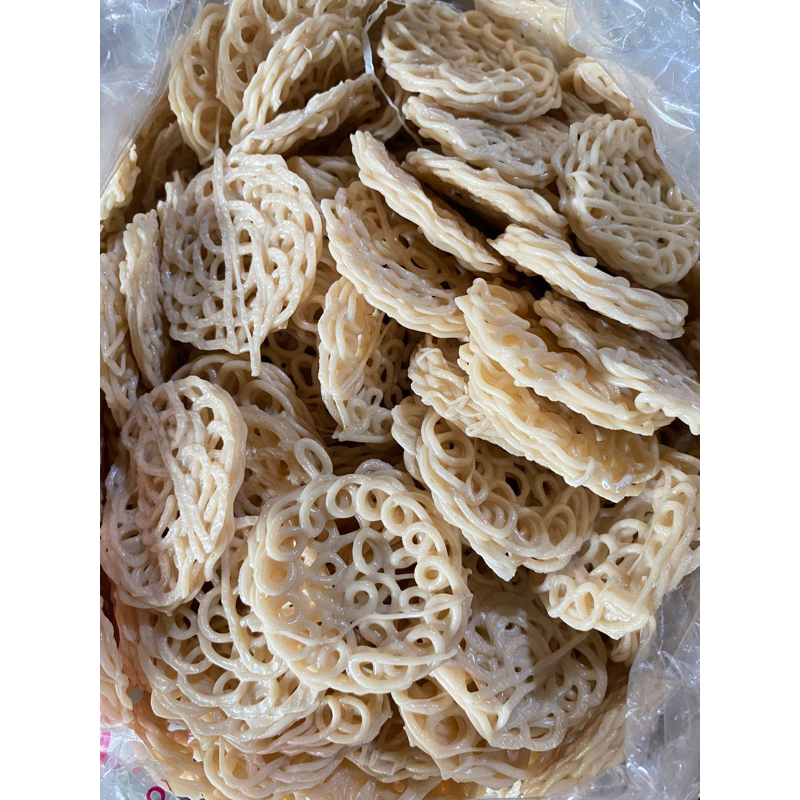 

krupuk mawar besar / krupuk uyel / krupuk blek