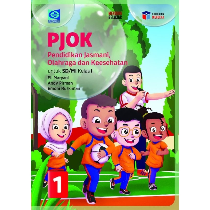 Buku Pelajaran PJOK Untuk SD/MI Kelas 1