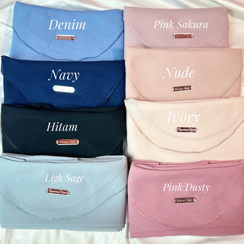 MALAY SCARF 2 OVAL  SYAR’I 140X140