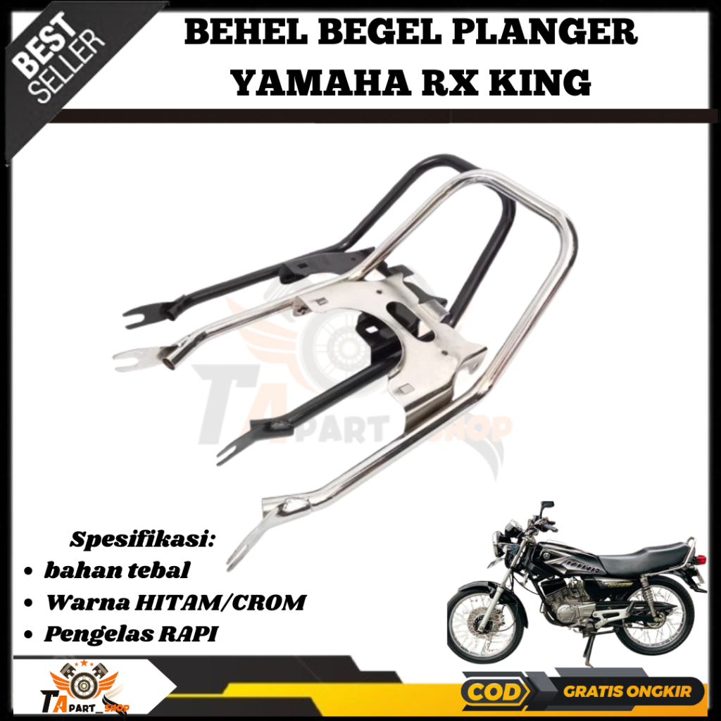 BREKET BEHEL BEGEL PLANGER BELAKANG RX KING MODEL ORI
