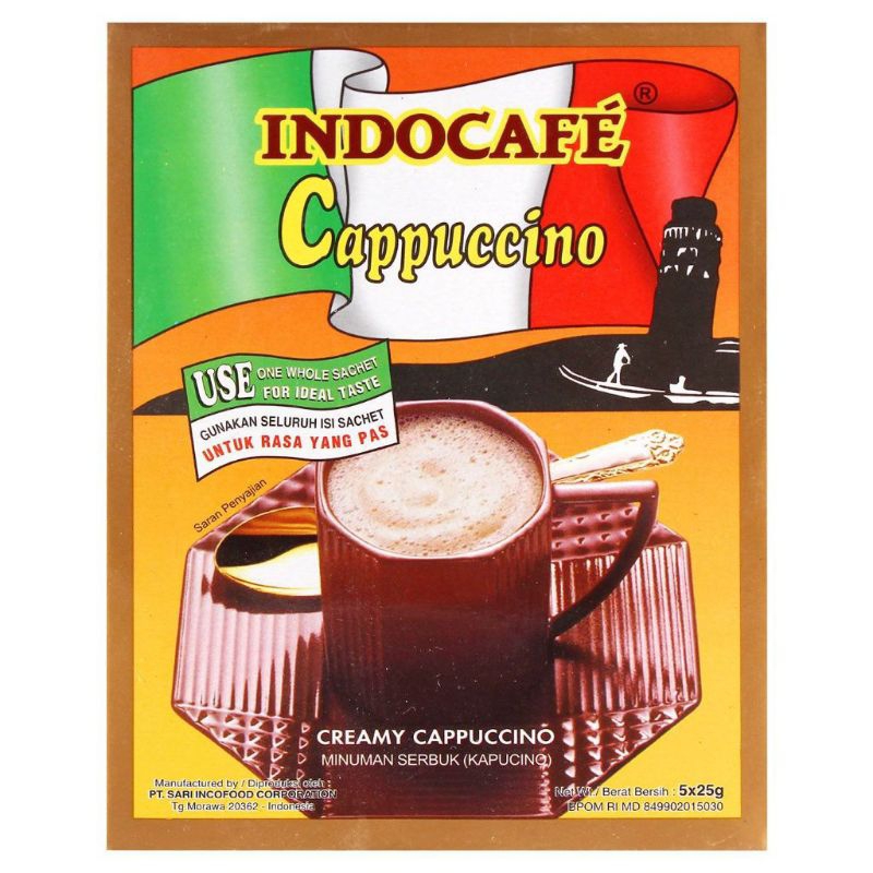 

Indocafe Cappucino 25gr Sachet Murah