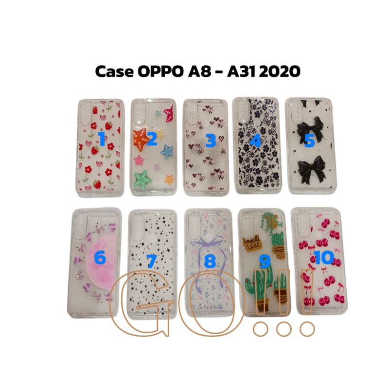 Case Space Gambar OPPO A31 2020 A8 Silikon casing Hp