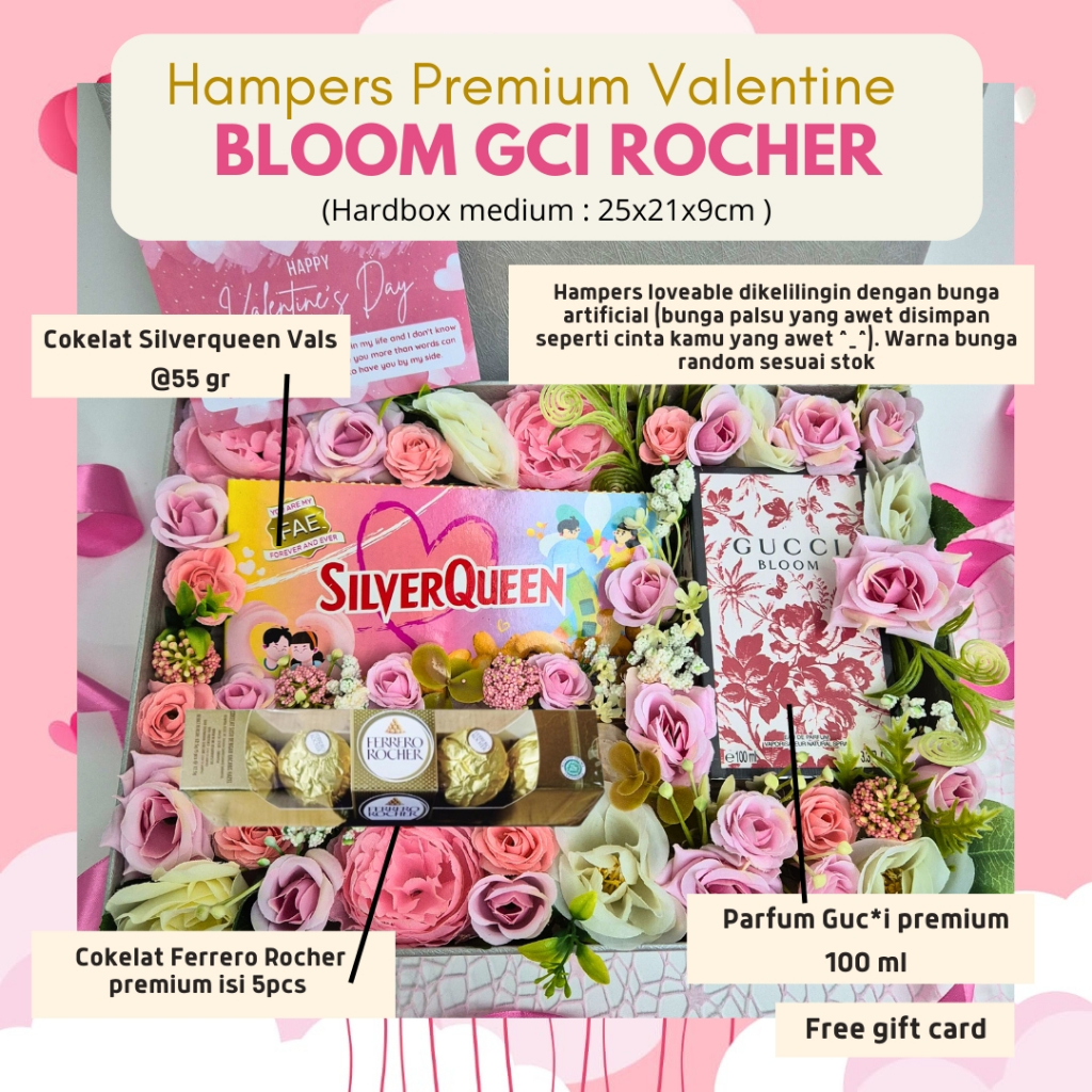 

Kado Hampers Valentine untuk Cewek Gift Box Valentine Pacar premium Hapunni