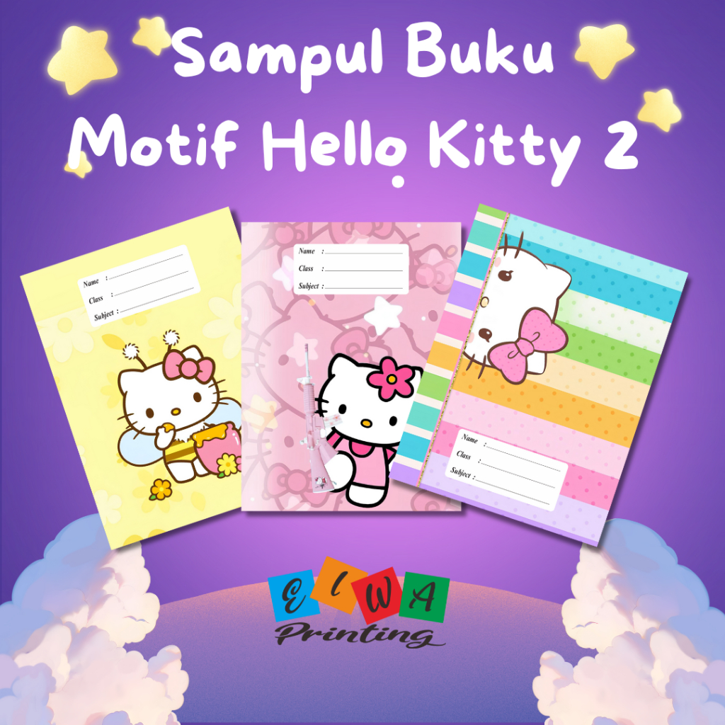

(ISI 8 LEMBAR) SAMPUL BUKU TULIS SIDU CAMPUS BIGBOSS / SAMPUL BUKU MOTIF ESTETIK HELLO KITTY 2 / Sampul Custom / SAMPUL BUKU AESTHETIC