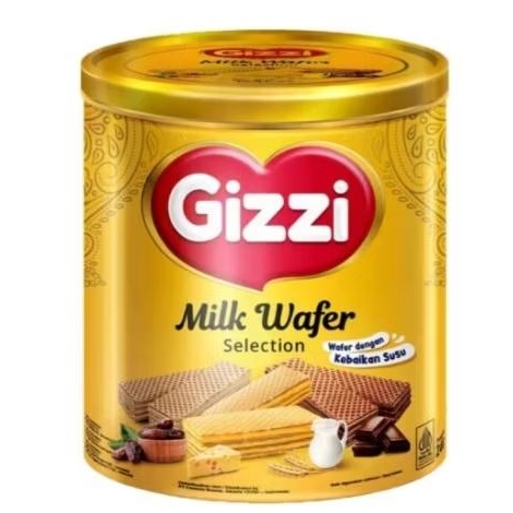 

GIZZI Milk Wafer Selection 240gr Kaleng