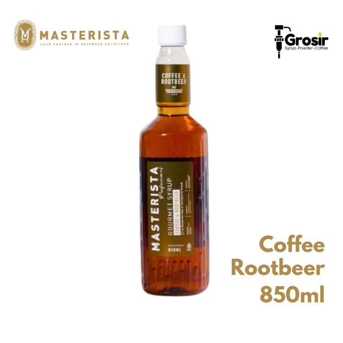 

Masterista Syrup Coffee Rootbeer 850 ml - Coffee Rootbeer Syrup