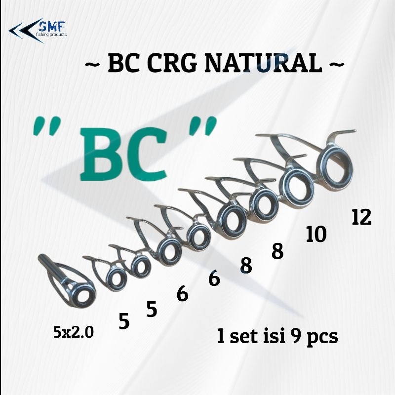 Ring Guide Joran BC CRG 1 set isi 9 / custom joran Baitcasting