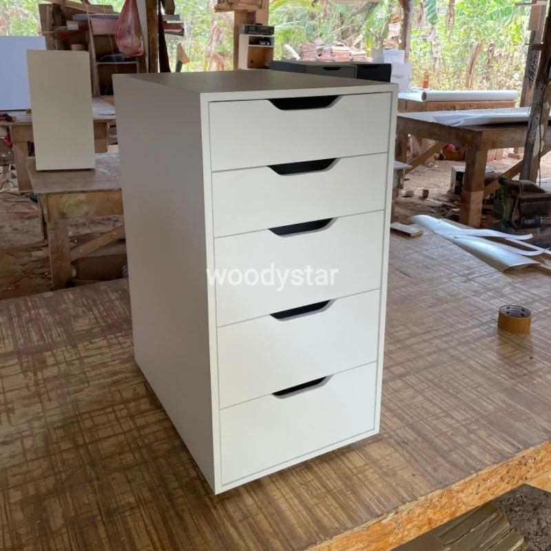 Drawer Meja Kabinet minimalis lemari buku tempat murah Jepara Not IKEA