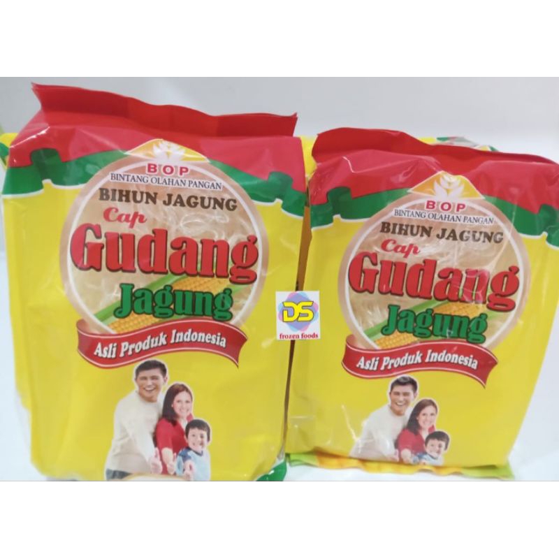 

Bihun Jagung Cap Gudang Jagung 250gr [ isi 4 lembar ]