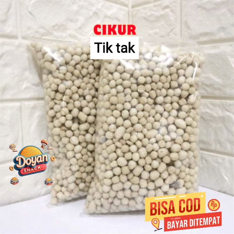 

Tiktak Kencur Pilus Cikur 250g Doyan Snack Bandung