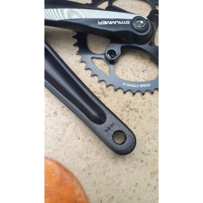 Crank/ Piringan Gir Gear Set Strummer Single Speed 44T