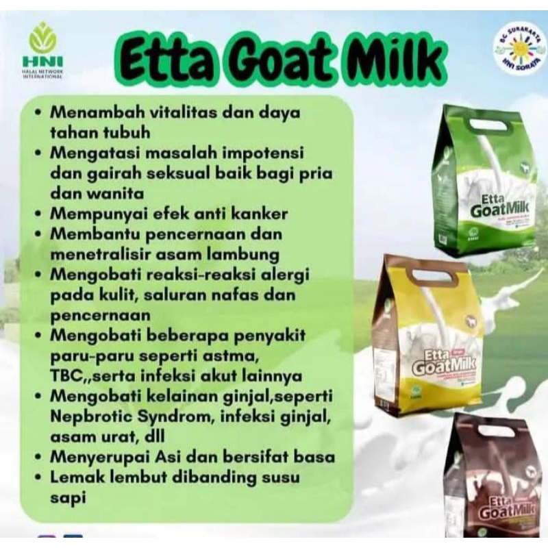 

Eta Goat Milk susu kambing