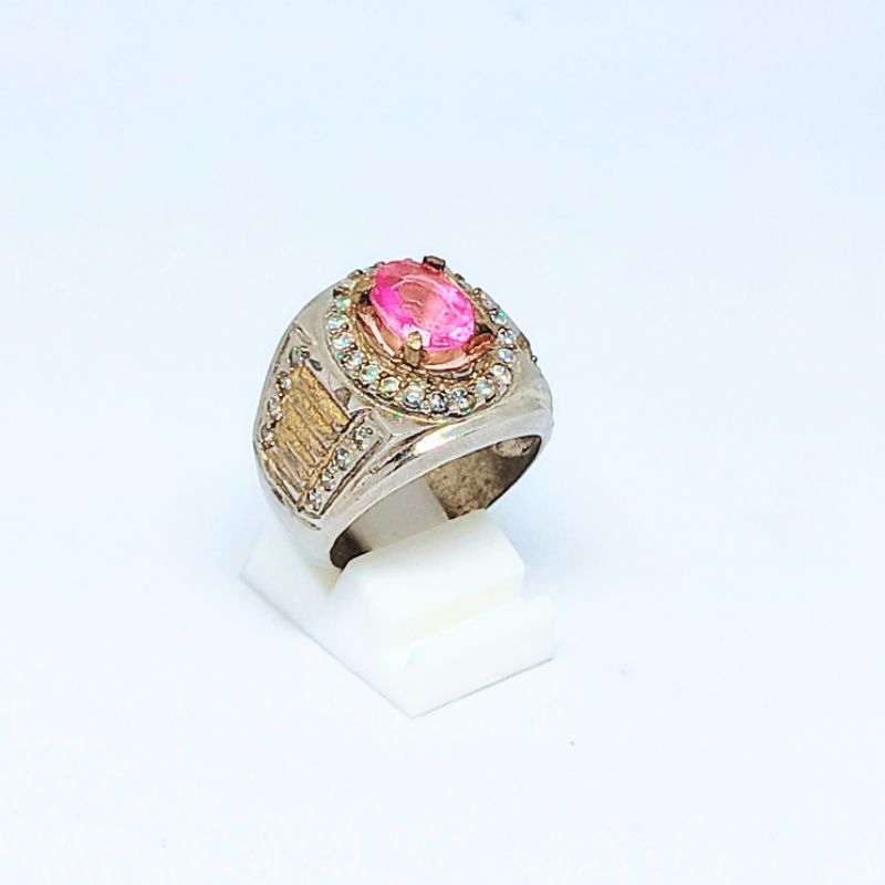 Cincin Natural Pink Topaz