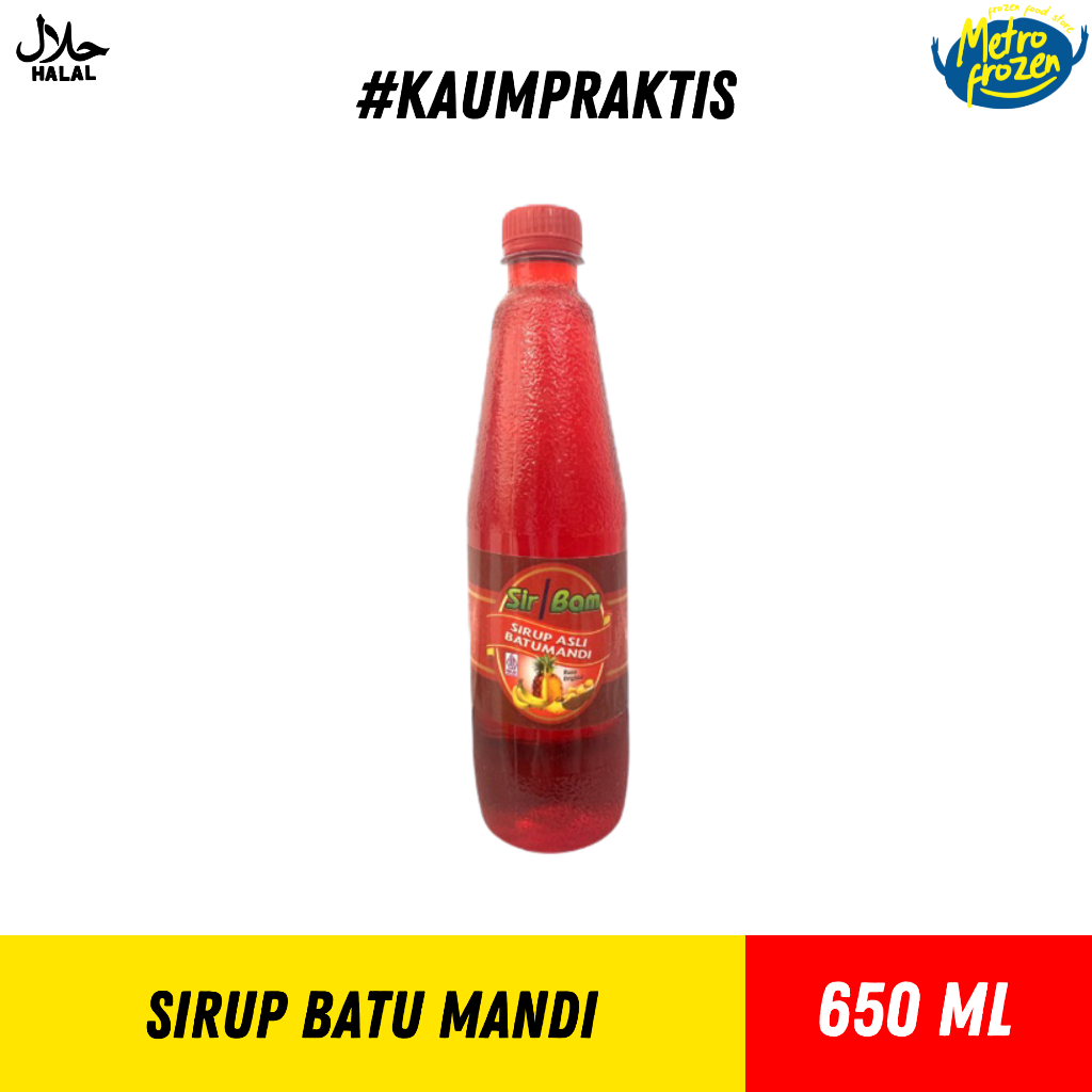 

SIRBAM Sirup Bantu Mandi 650ml //sirup khas Kalimantan