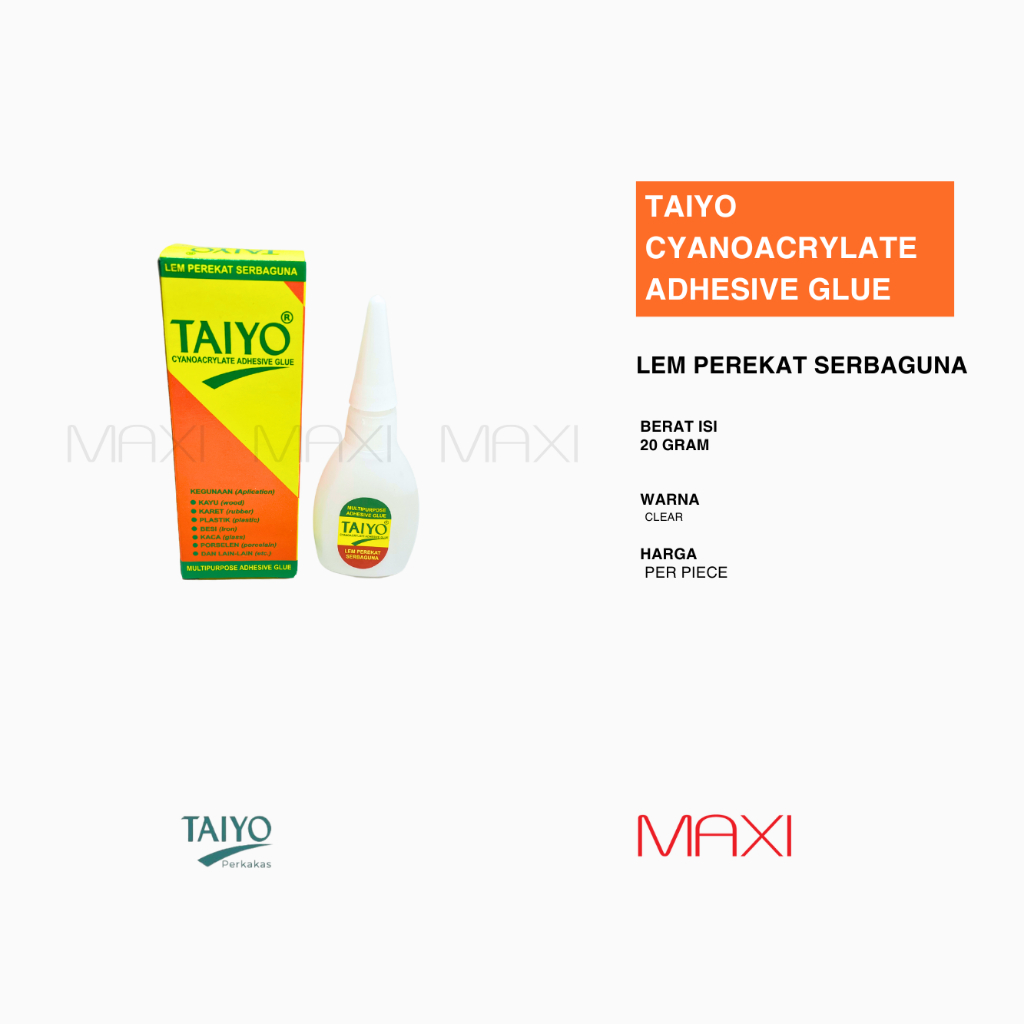 

Taiyo Super Power Glue Cyano 912