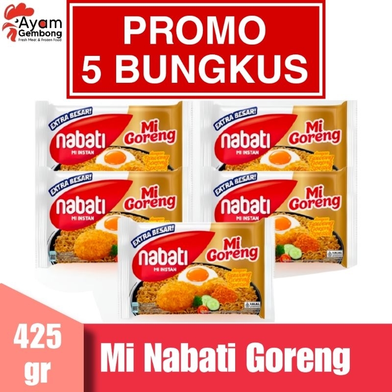 

(PROMO 5 BUNGKUS) Mi Nabati Richeese Goreng 85GR