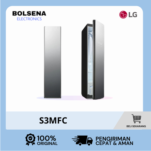 LG S3MFC Styler Steam Clothing Care dengan TrueSteam & ThinQ WiFi / S3MFC