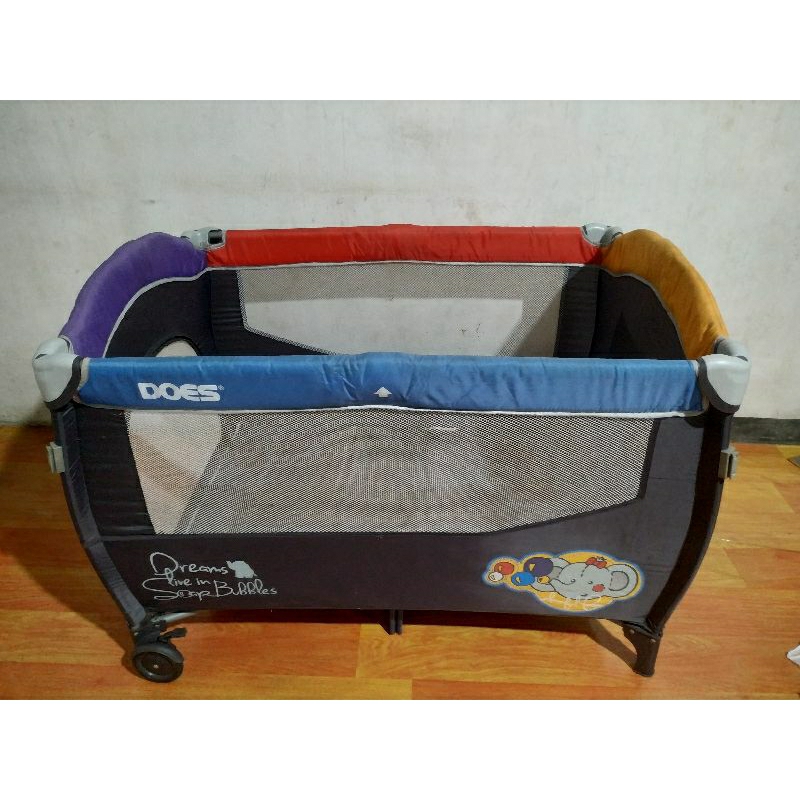 Box  BabyDoes 1721 Ranjang Bayi / Tempat Tidur Bayi / Keranjang Tidur Bayi Preloved