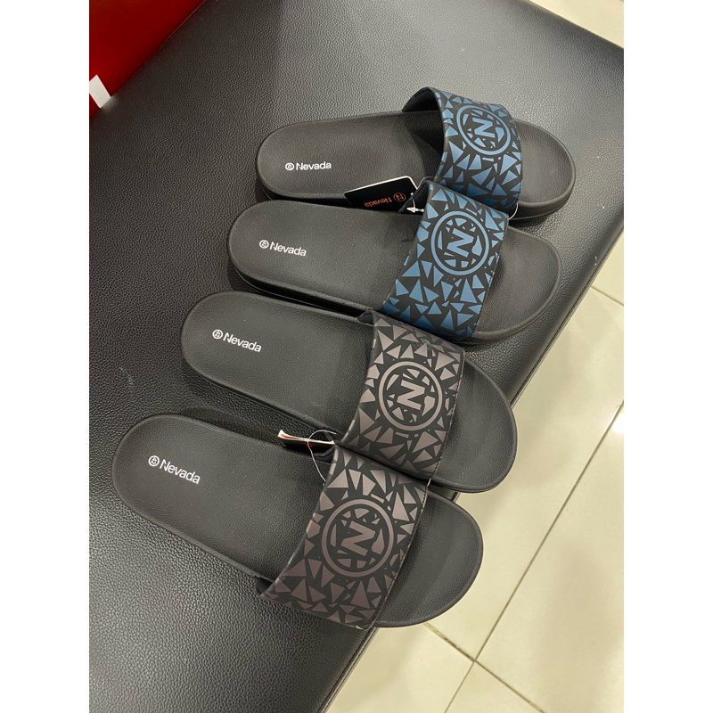 SANDAL PRIA SLIP ON NEVADA KARET TEBAL