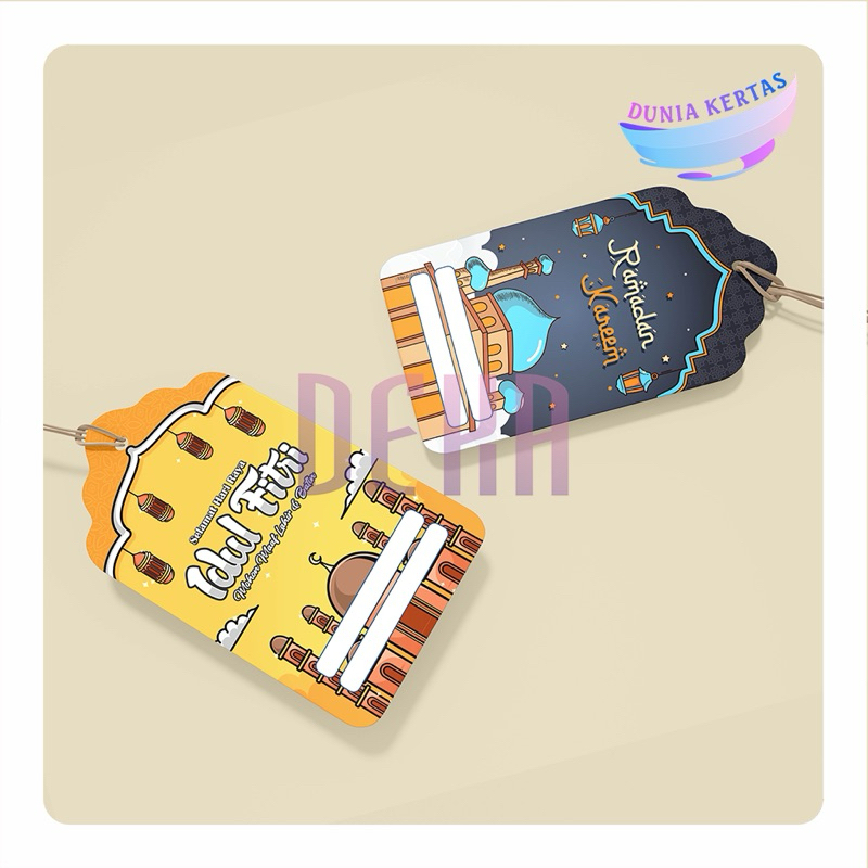 

TERBARU (10)pcs) Hang Tag Edisi Lebaran Idul Fitri Idul Adha Happy Eid Mubarak Ramadhan Gif Tag Hampers Lucu Unik