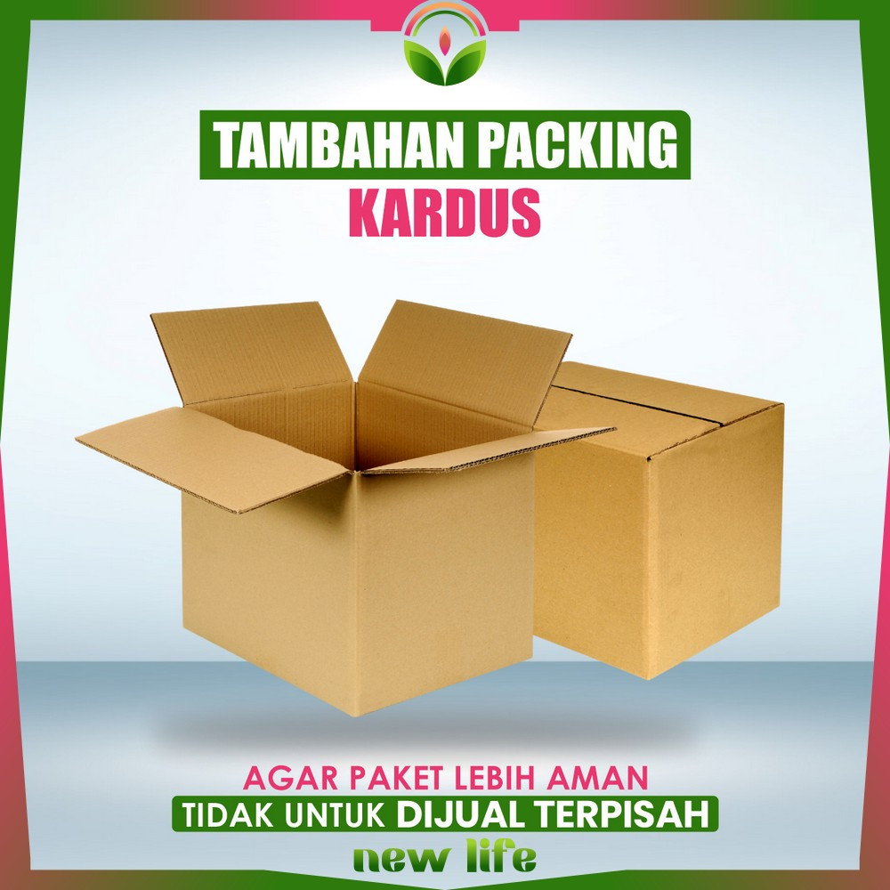 

Kardus Packingan Tambahan Packing Agar Paket Lebih Aman dan Safety Newlife