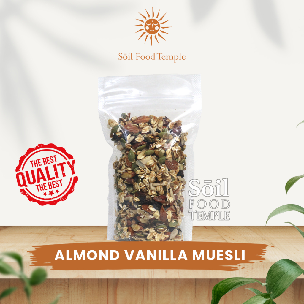 

Muesli Vanila Almond / Almond Vanilla Muesli 100gr 500gr 1kg