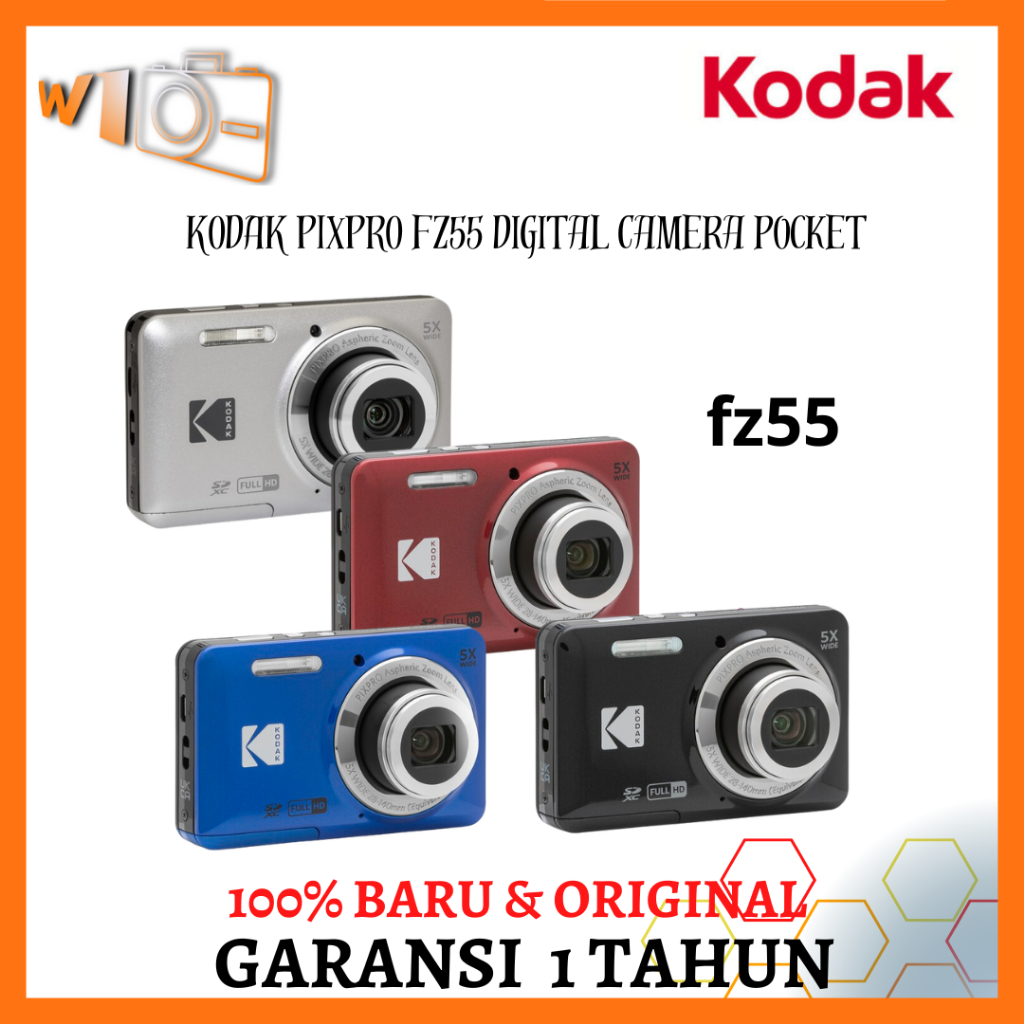 KODAK PIXPRO FZ55 Digital Camera pocket - KAMERA KODAK POKET DIGITAL FZ-55 - CAMERA KODAK MINI POCKE