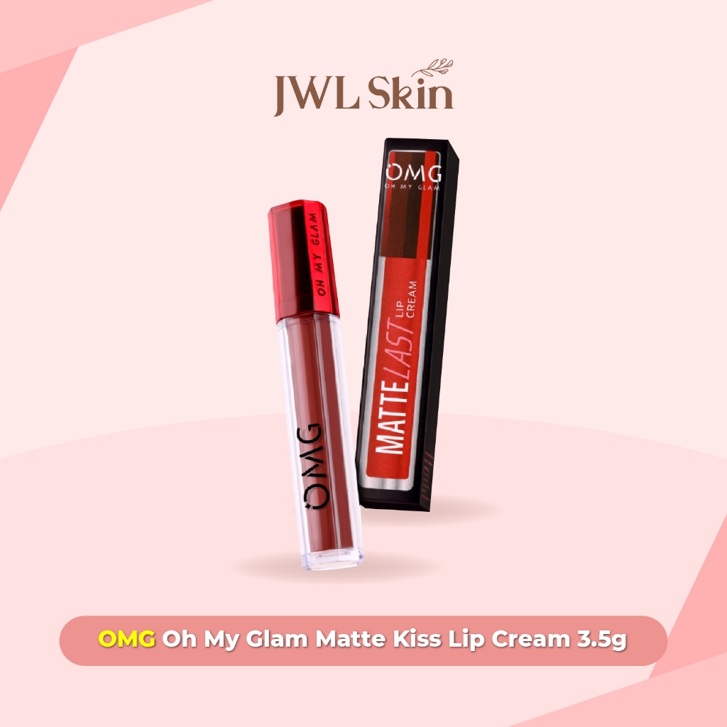 OMG Oh My Glam Matte Kiss Lip Cream 3.5g Lipstick Lipstik Lipcream