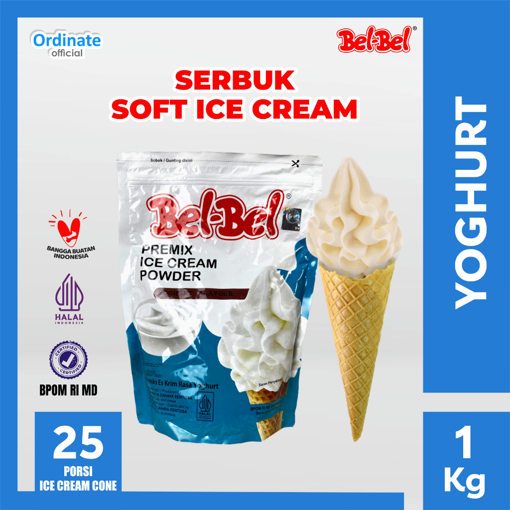 

Bubuk Ice Cream Rasa Yoghurt 1 Kg - Belbel