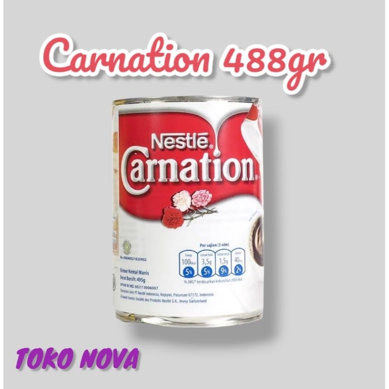 

SUSU KENTAL MANIS CARNATION KEMASAN 488GR LEBIH HEMATT