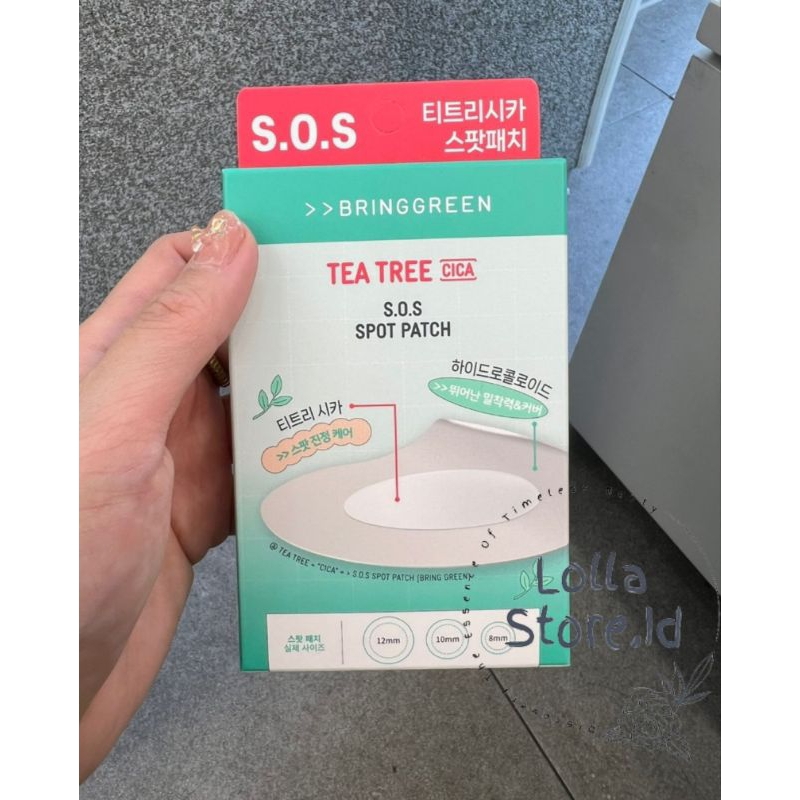 BRING GREEN Tea Tree Cica Acne patch treatment jerawat