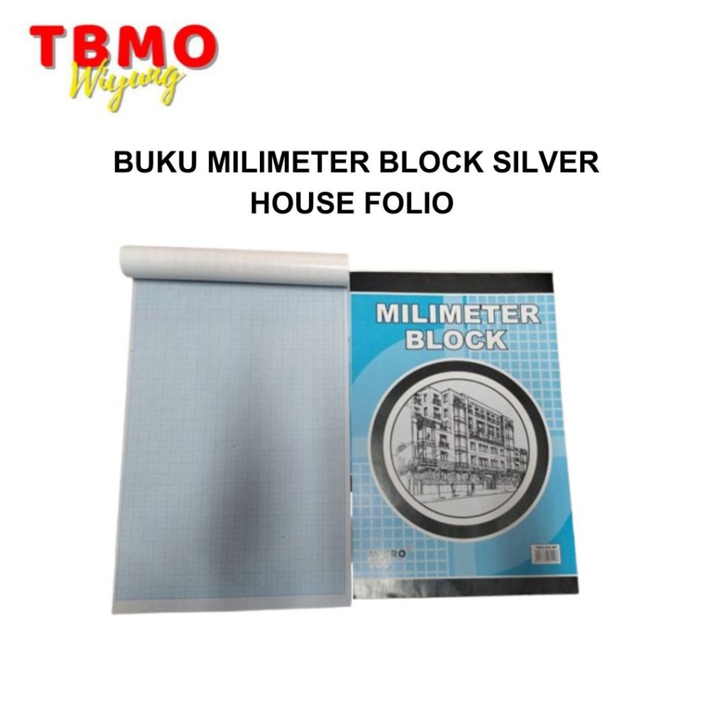 

TBMO BUKU MILIMETER BLOCK SILVER HOUSE FOLIO