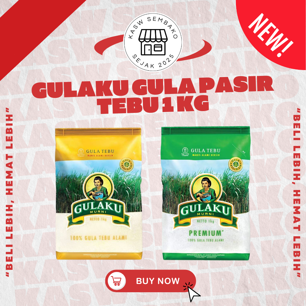 

Gulaku Gula pasir Tebu 1 Kg