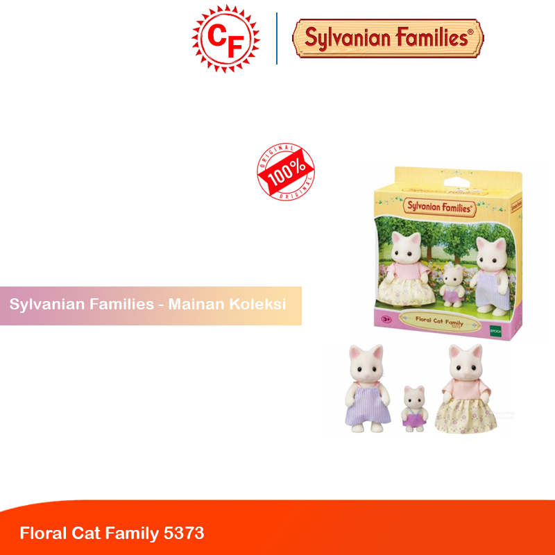 Sylvanian Families Floral Cat Family 5373