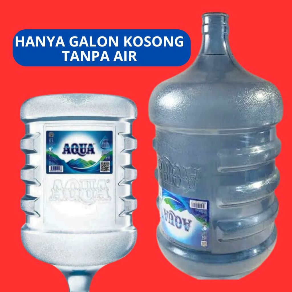 

Galon Kosong AQUA 19 Liter Hanya Galon SajaTanpa Air Galon AQUA Kosongan Bagus Dan Berkualitas