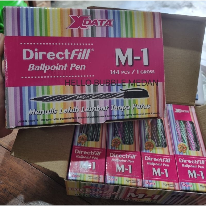 

( 1 Pcs ) Pulpen X Data DirectFill Ballpoint Pen M-1