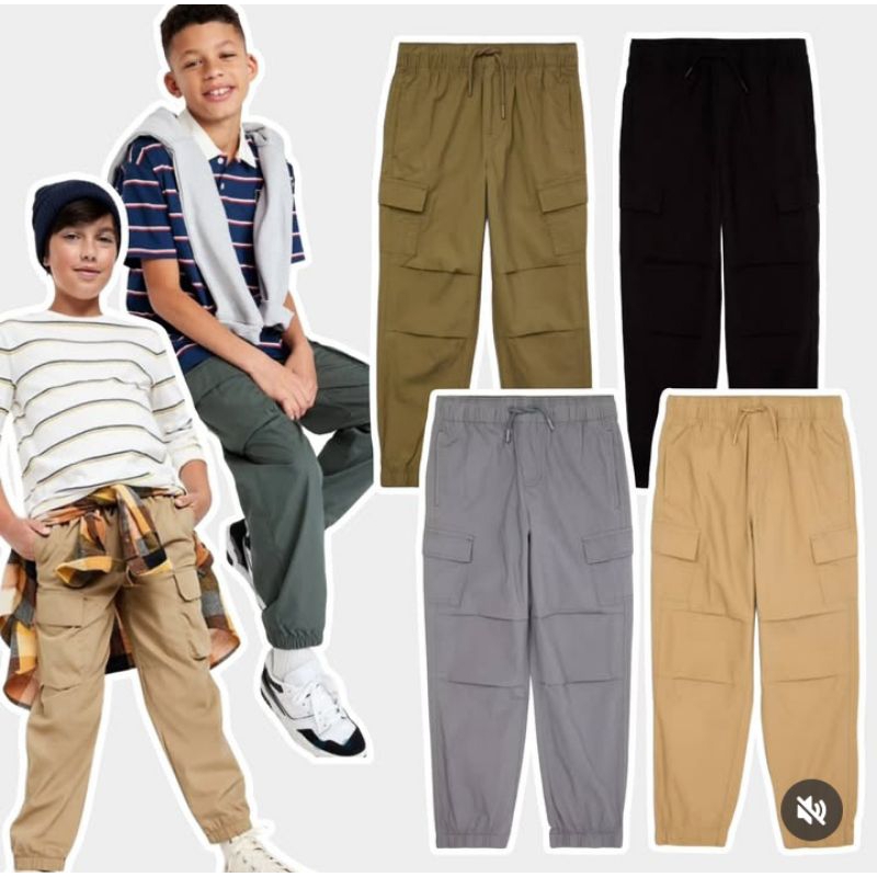 CELANA PANJANG CARGO ANAK LAKI-LAKI WONDER NATION 4-18 TAHUN