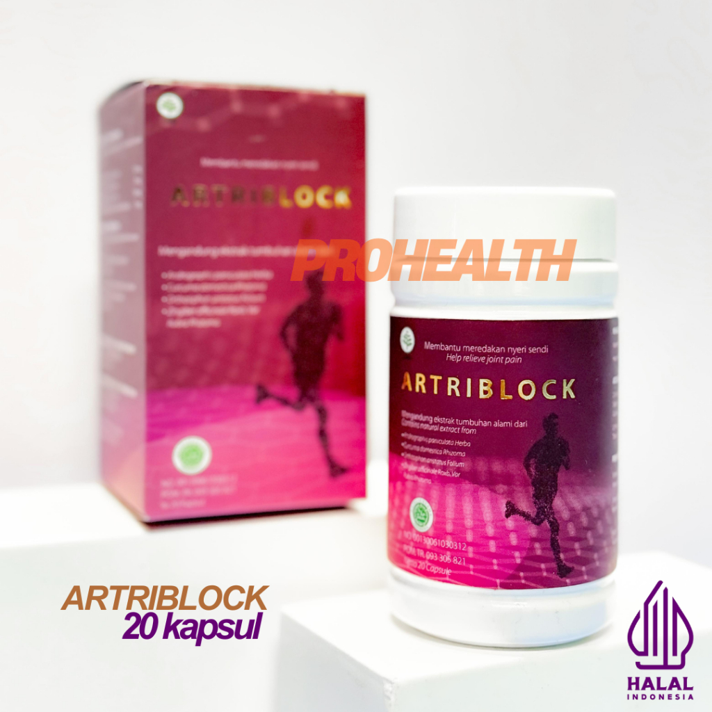 Artriblock Herbal Sendi Original 20 Kapsul
