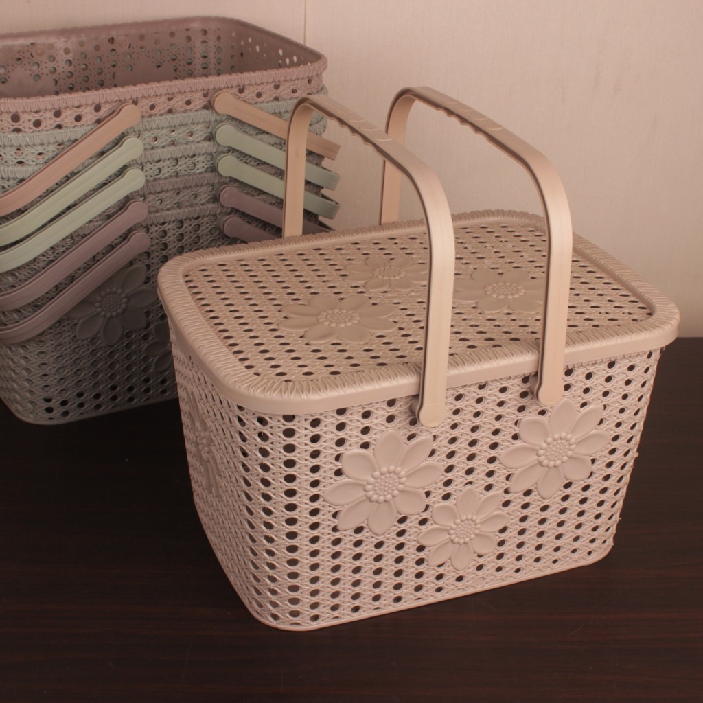 KERANJANG PIKNIK/ BOX PIKNIK SERBAGUNA SUNFLOWER
