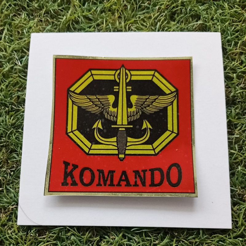 

stiker KOPASSUS PATAKA/KOMANDO PATAKA/stiker hologram