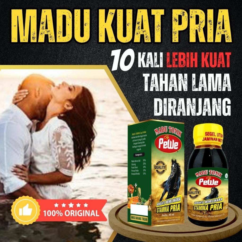 

Madu Tonik Pewe Original Madukuat Stamina Pria Perkasa 10X Lebih Kuat Aman Dikonsumsi Sehari-hari