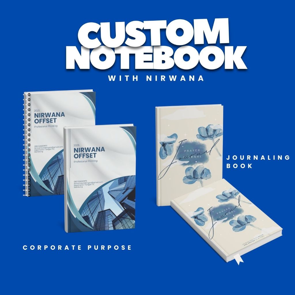 

(Custom) Notebook Agenda Buku Soft/Hard Cover