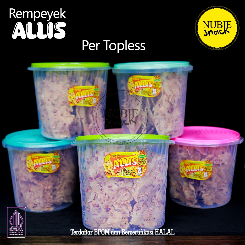

peyek allis topless 5liter