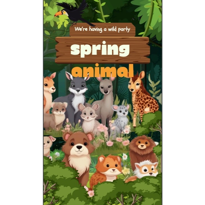 

We're Having Spring Animal coloring