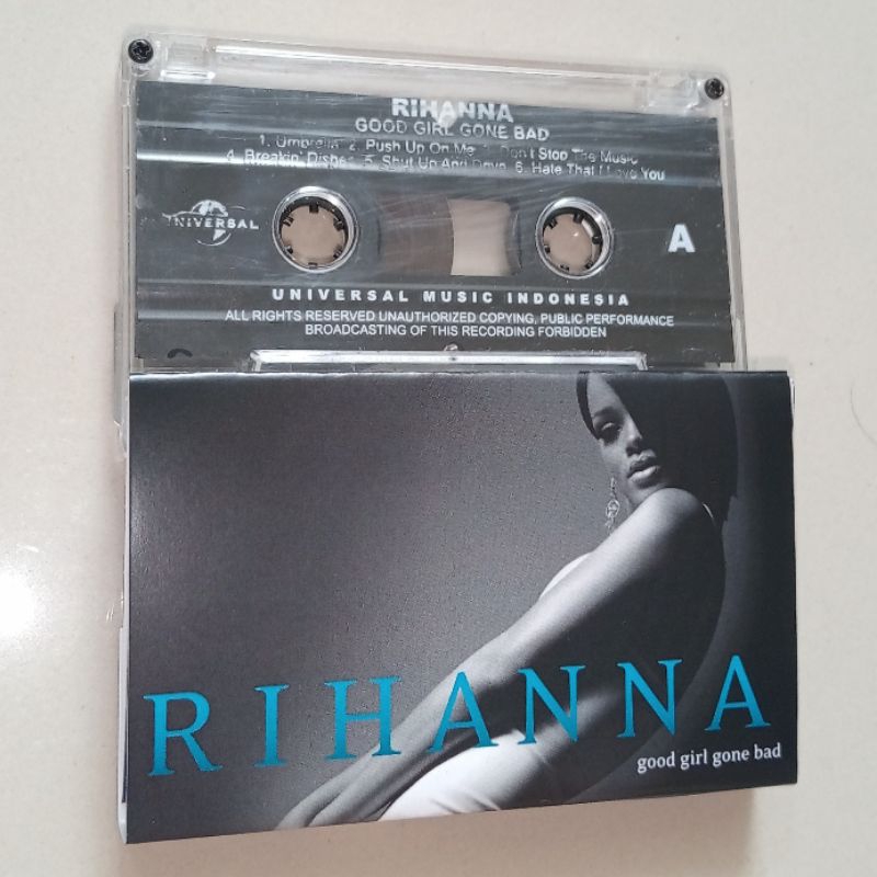 Kaset Rihanna - Good Girl Gone Bad (COVER REPRO ISI ORI)