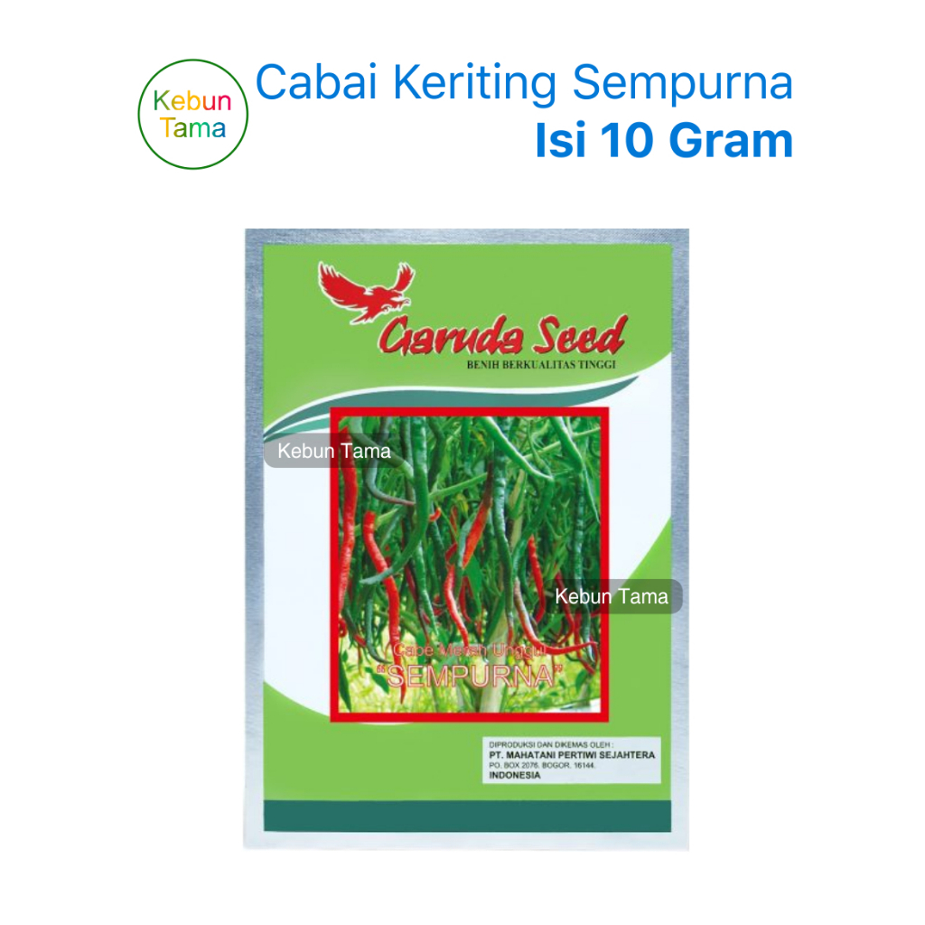 Benih Cabai Keriting Sempurna Cabe Garuda Seed Isi 10 Gram