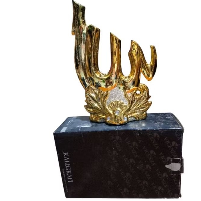 Kaligrafi vicenza gold/pajangan kaligrafi vicenza