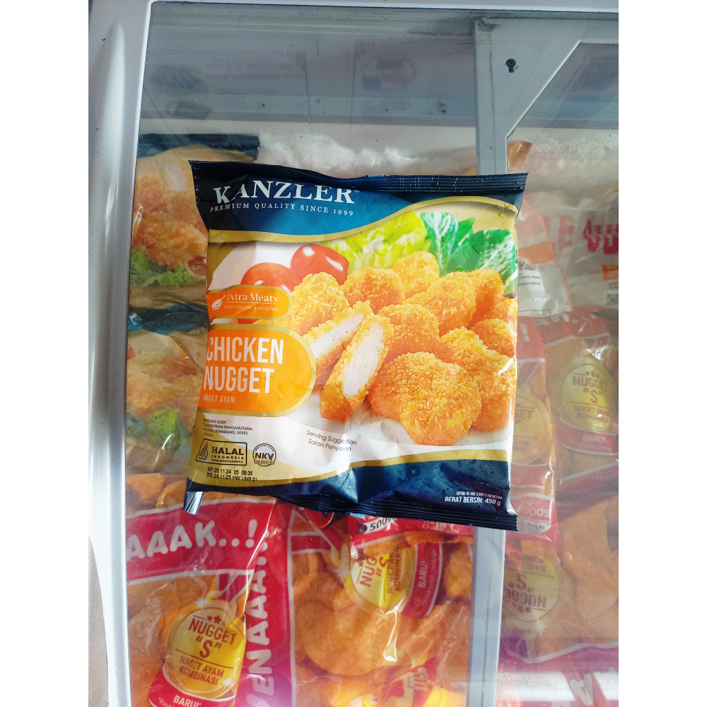 

Frozenfood KANZLER Nugget Ayam Original 450gr